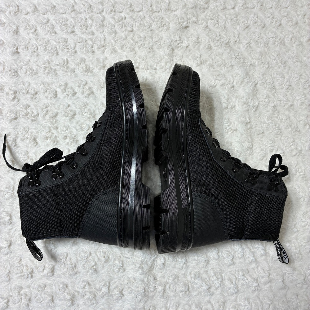 Dr. Martens Black Combat Moto Boots - Picture 4 of 7